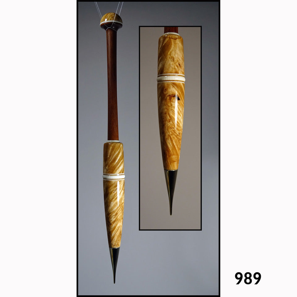 989 Large Karelian Birch Bobbin