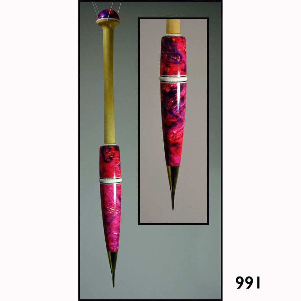 991 Large Stabilised Wood Bobbin