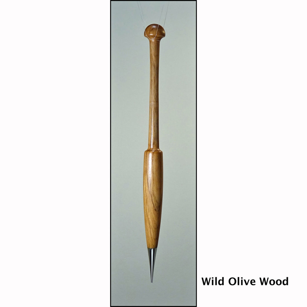 Standard Medium Tipped Bobbin (Wild Olive Wood)