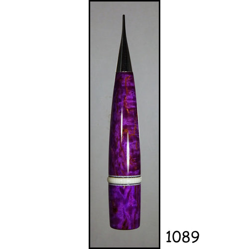 1089 Stabilized Wood Hand Tip