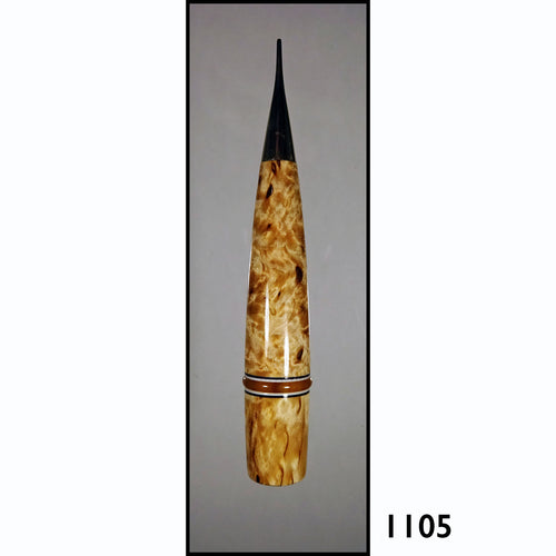 1105 Stabilized Karelian Birch Hand Tip