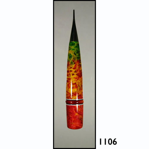 1106 Stabilized Wood Hand Tip