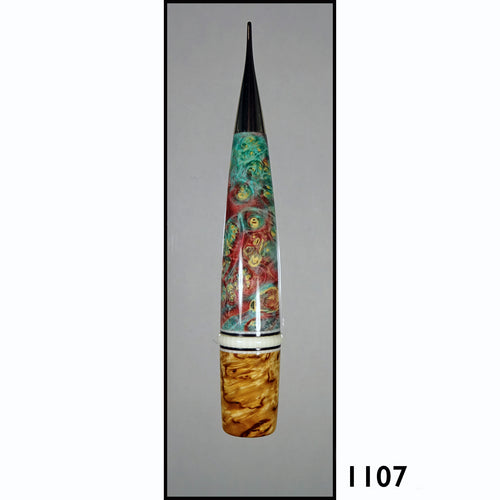 1107 Stabilized Wood Hand Tip