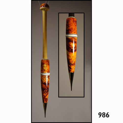 986(WB) Large Stabilised Wood Bobbin
